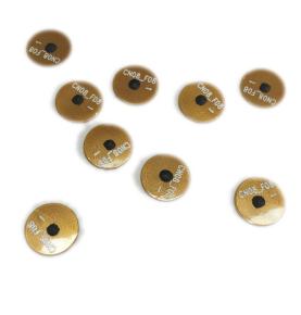 Flexibles elektronisches FPC-Etikett, Durchmesser 8 mm, Schmuck-Anti-Fälschungs-Etiketten-Verpackungschip, optionales NFC-Anti-Metall-Etikett