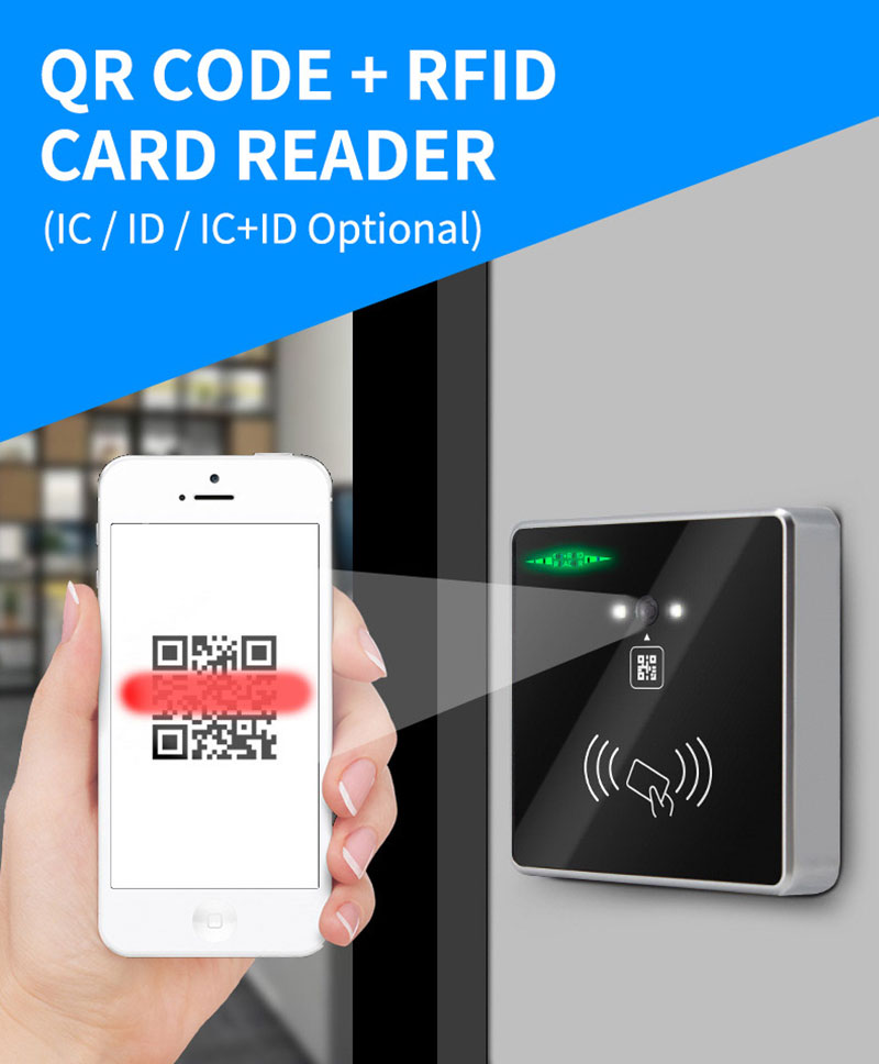 Mehrzweck-QR-Code-Scanner, RFID-Zugangskontrollleser