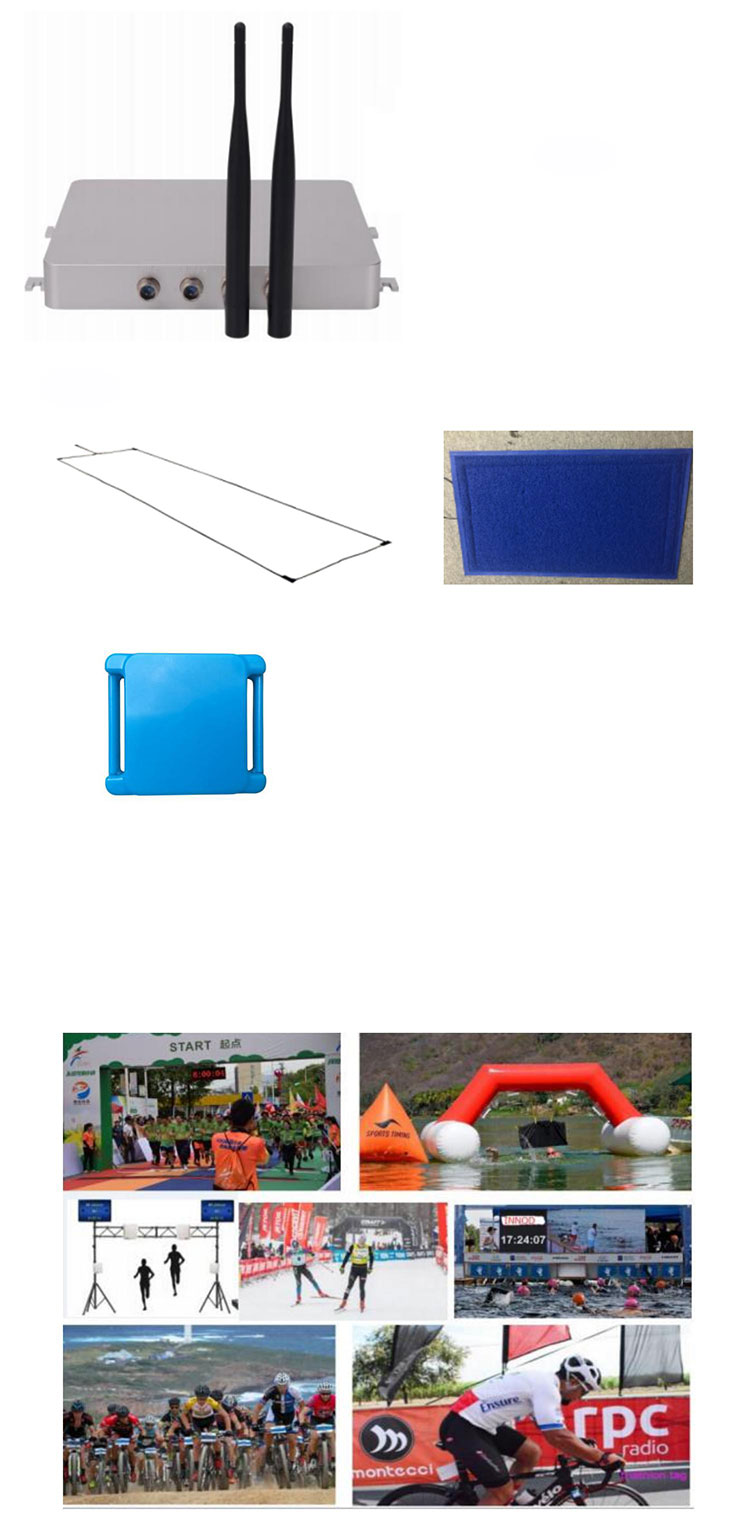 RFID UHF Sports Event Management Radio Frequency Identification Marathon Active 2.4 G Timing-Kartenleser 3