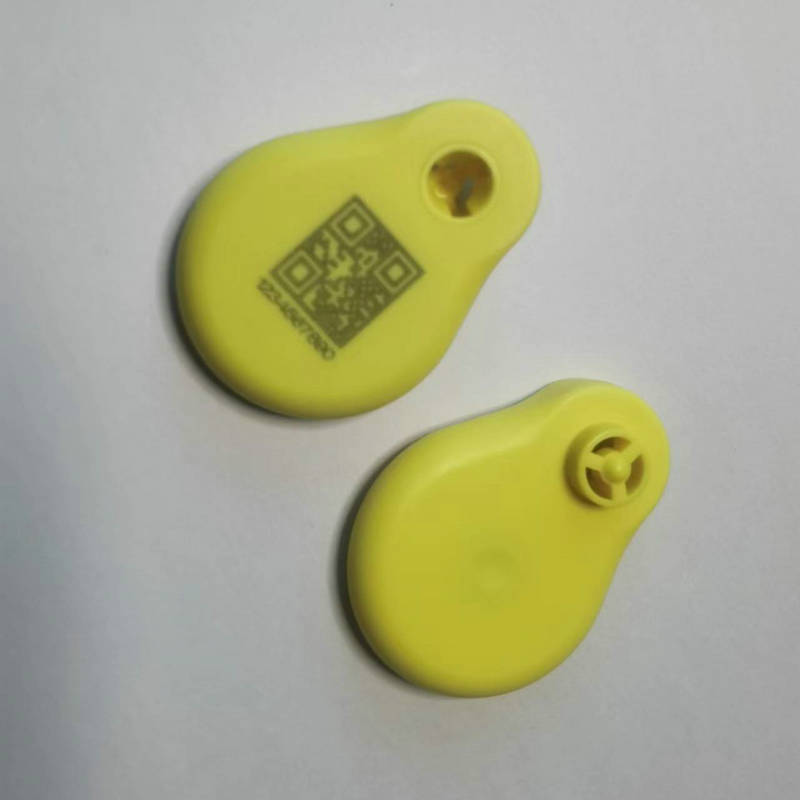 2,4G RFID Rinder und Schafe Schrittzählung und Temperaturmessung Ohrmarken, RFID Positionierung Schrittzählung und Temperaturmessung Ohrmarken, 2,4G RFID Aktivkarte Tierhaltung Ohrmarken 5